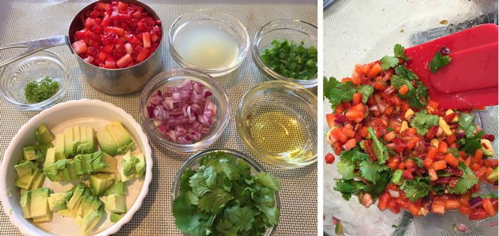 Strawberry Salsa Ingredients
