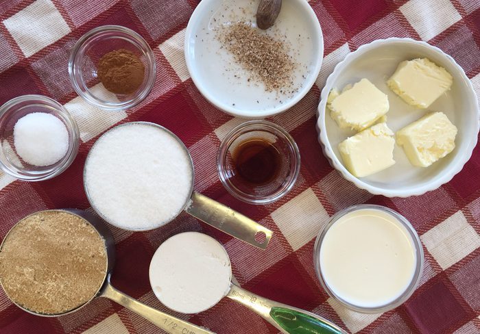 Salted Caramel Apple Goodie Ingredients