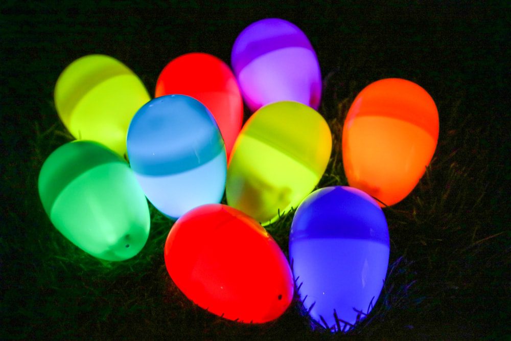 glow in the dark egg hunt
